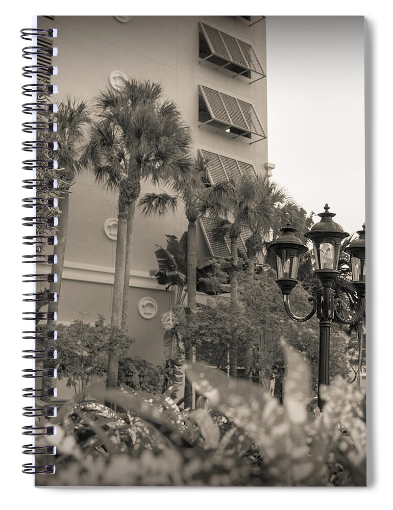Fort Lauderdale Spiral Notebook featuring the photograph Riverside Hotel #3 by Bill Howard