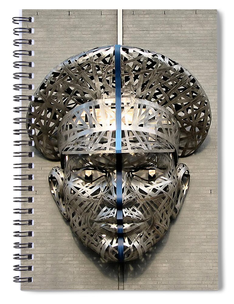 Police Spiral Notebook featuring the photograph Thin Blue Line by Farol Tomson
