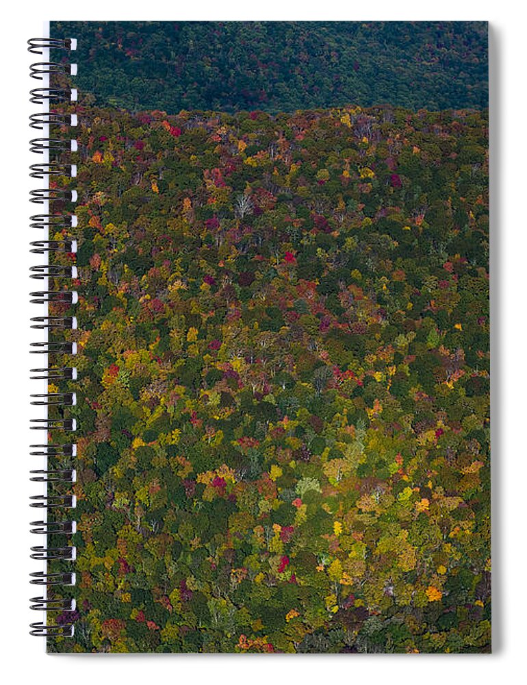 Nc Spiral Notebook featuring the photograph Autumn Colors at Craggy Gardens along the Blue Ridge Parkway #4 by David Oppenheimer