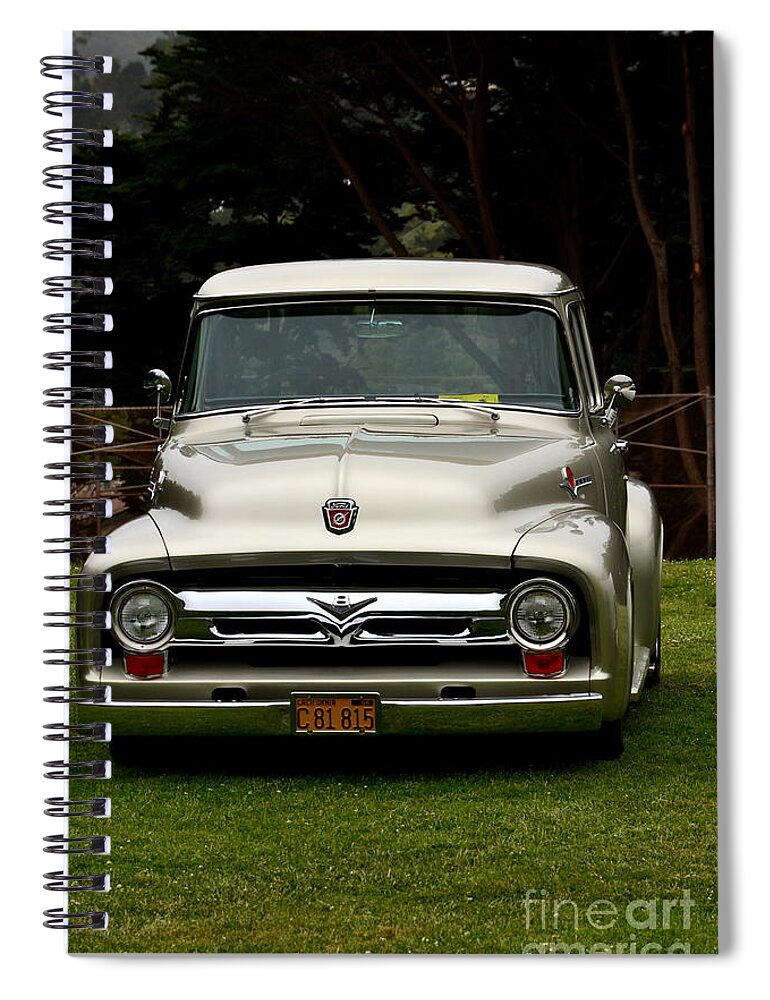 Ford Spiral Notebook featuring the photograph Classic Ford Pickup #5 by Dean Ferreira