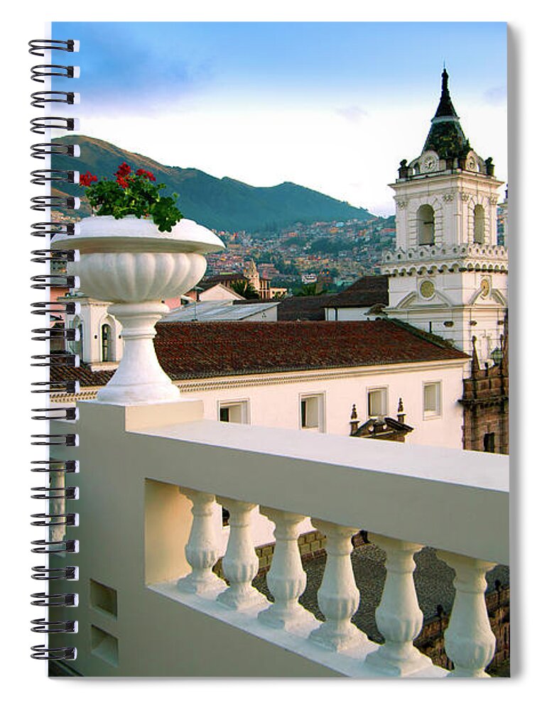 Quito Spiral Notebook featuring the photograph Quito, Ecuador #5 by John Coletti