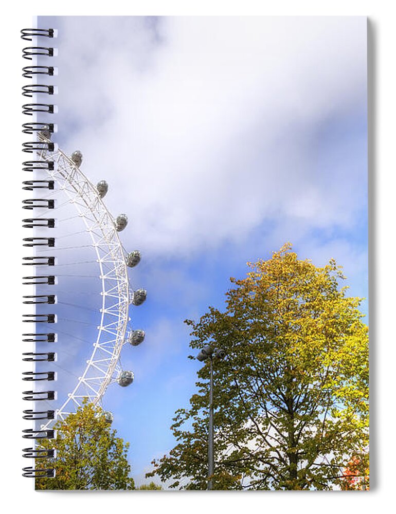 London Spiral Notebook featuring the photograph London #7 by Joana Kruse
