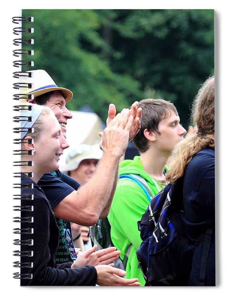 Rootwire Music And Arts Festival 2k13 Spiral Notebook featuring the photograph Rw2k13 #78 by PJQandFriends Photography