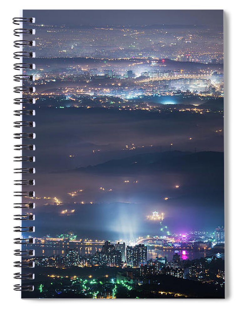 Tranquility Spiral Notebook featuring the photograph Taipei #8 by Taipei, Taiwan By Balmung