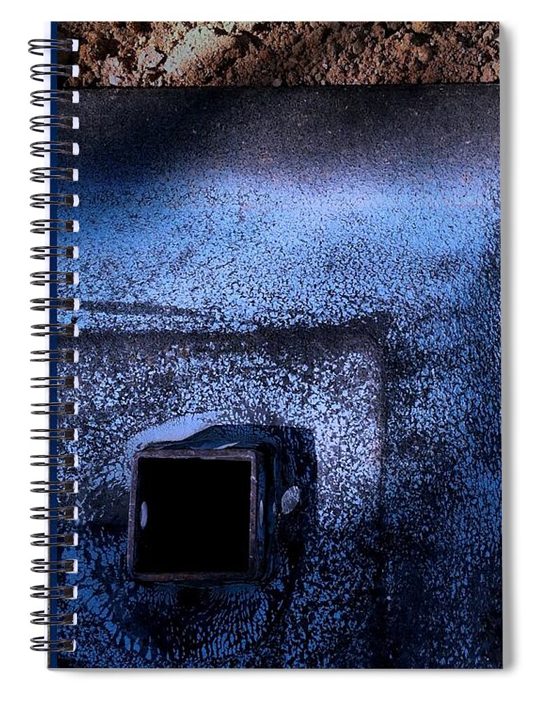 Diptych Spiral Notebook featuring the photograph A 3 by Marlene Burns