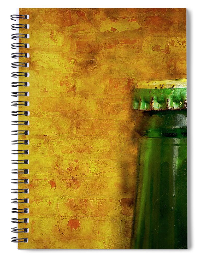 Alcohol Spiral Notebook featuring the photograph A Beer by Toutouke