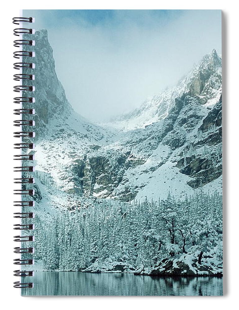 Colorado Spiral Notebook featuring the photograph A Dream at Dream Lake by Eric Glaser