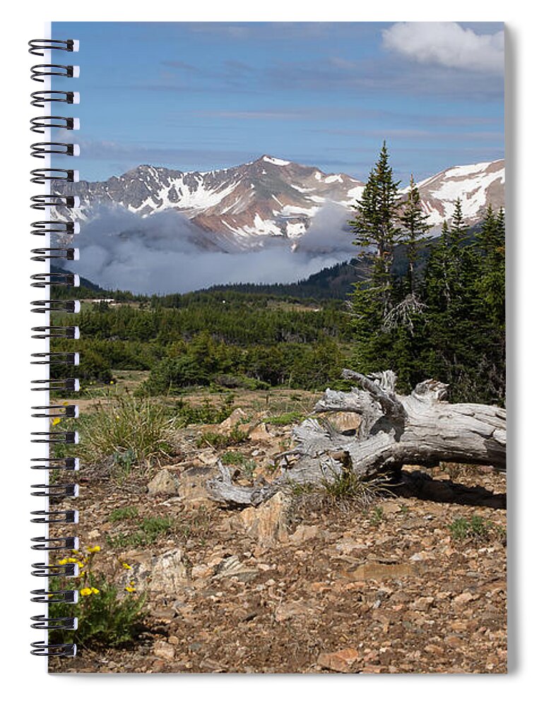 Rocky Mountain National Park Spiral Notebook featuring the photograph A Good Day for a Hike by Ronda Kimbrow
