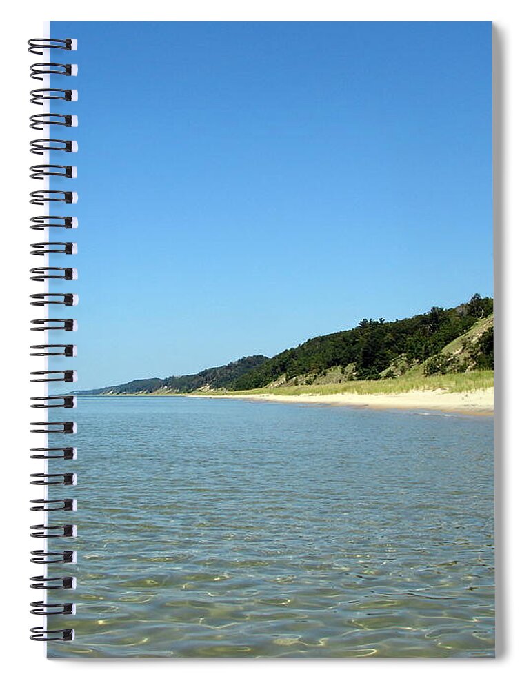 Travel Spiral Notebook featuring the photograph A Perfect Day on the Water by Michelle Calkins