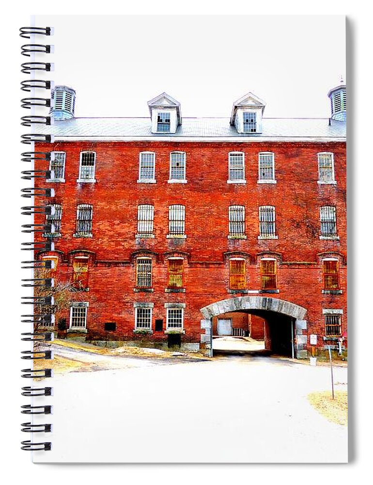 Marcia Lee Jones Spiral Notebook featuring the photograph A Place of Lost Dreams by Marcia Lee Jones