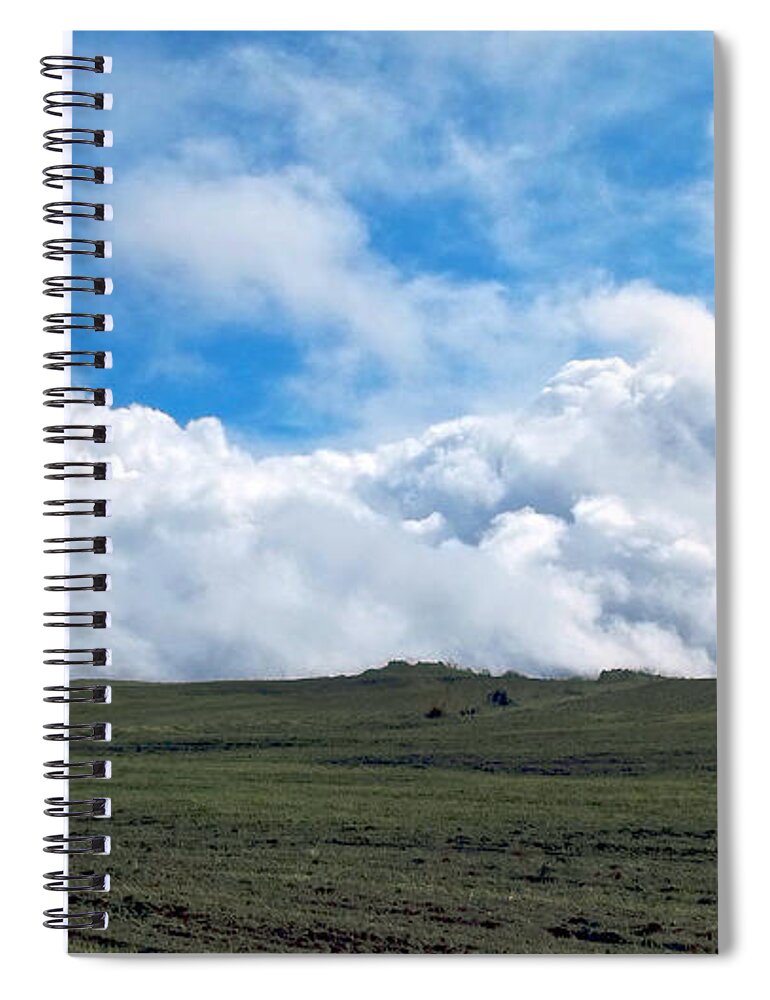 Clouds Spiral Notebook featuring the photograph A Simple Majesty by Glenn McCarthy Art and Photography