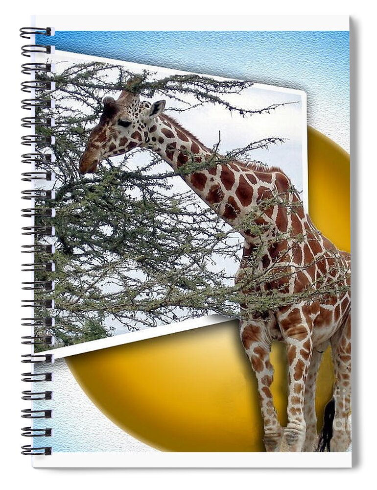 Surrealism Spiral Notebook featuring the digital art A Taste from the Other Side by Sue Melvin