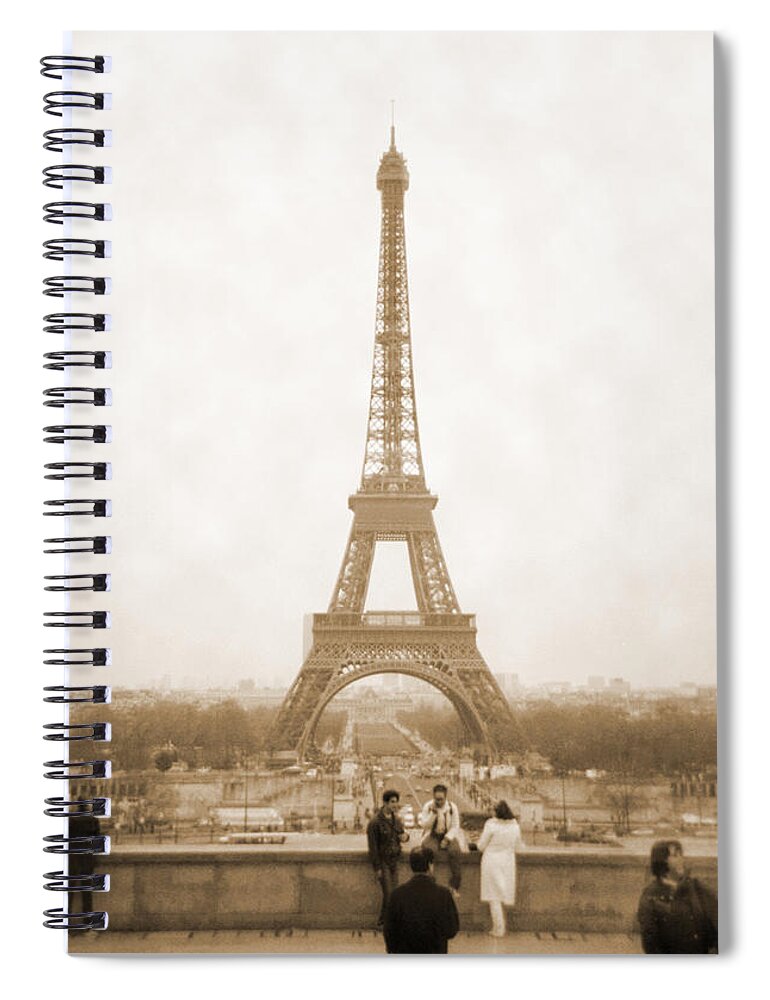 Paris France Spiral Notebook featuring the photograph A Walk Through Paris 5 by Mike McGlothlen