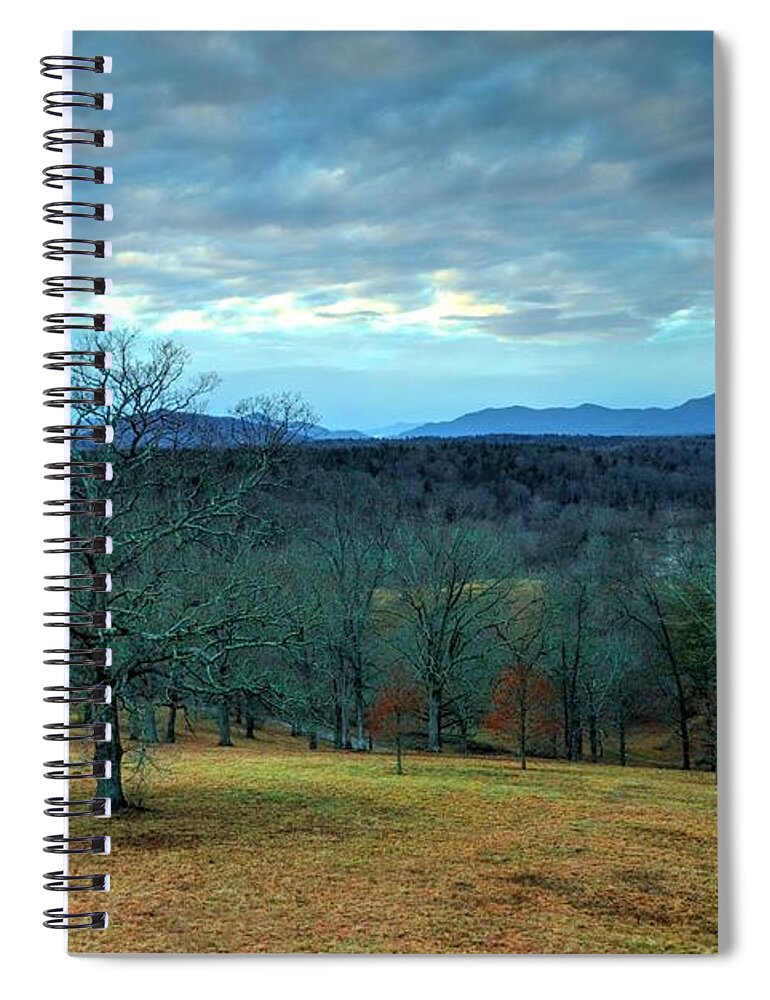 Landscape Spiral Notebook featuring the photograph A Winters Day Without Snow by Carol Montoya