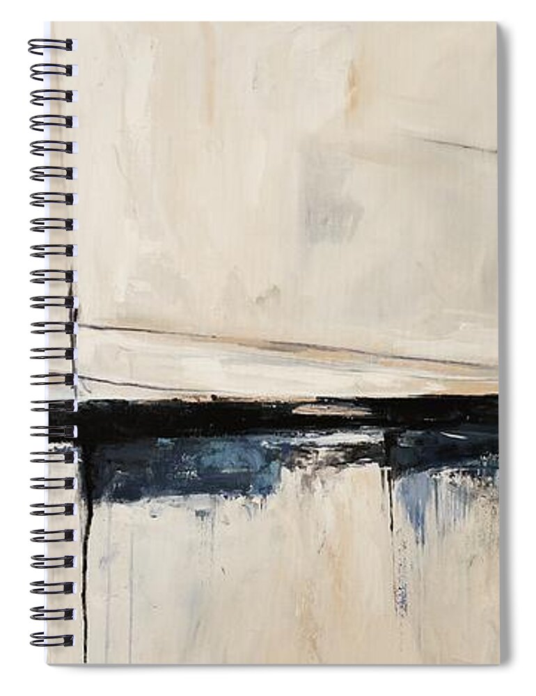 Abstract Spiral Notebook featuring the painting Ab07us by Emerico Imre Toth