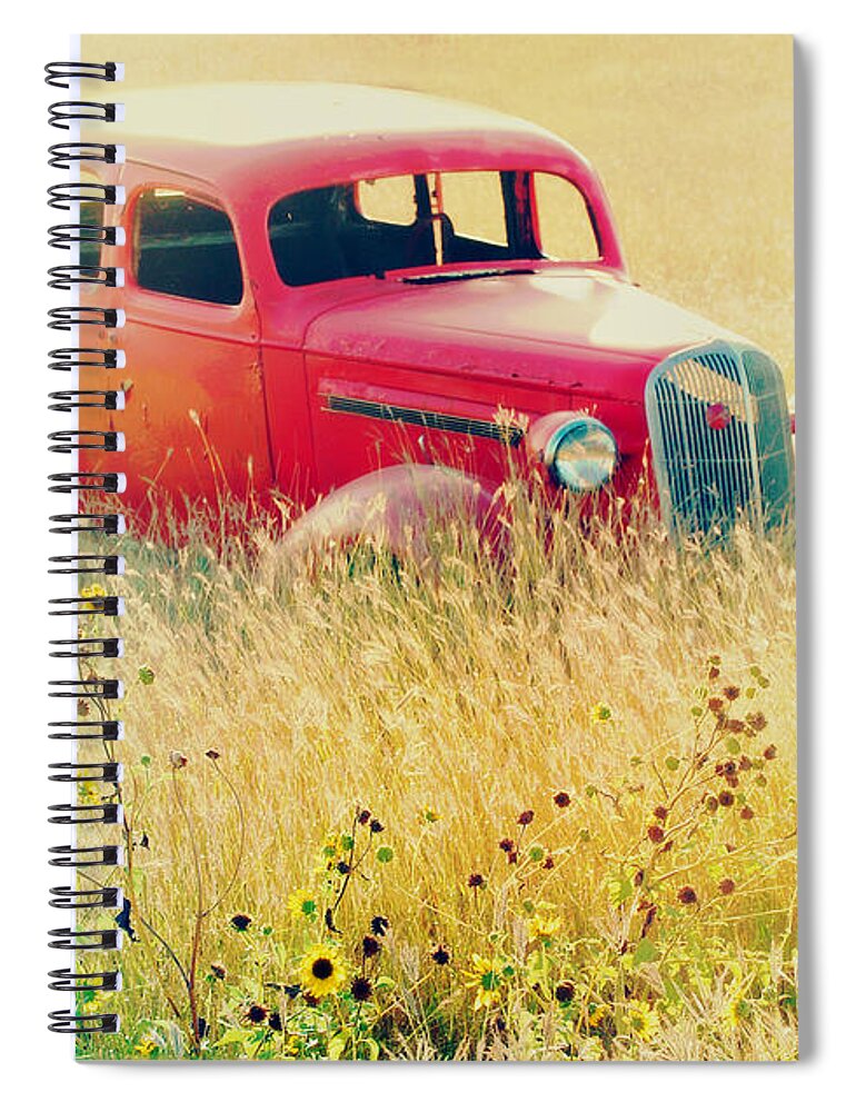 Abandoned Spiral Notebook featuring the photograph Abandoned Treasure by Leticia Latocki