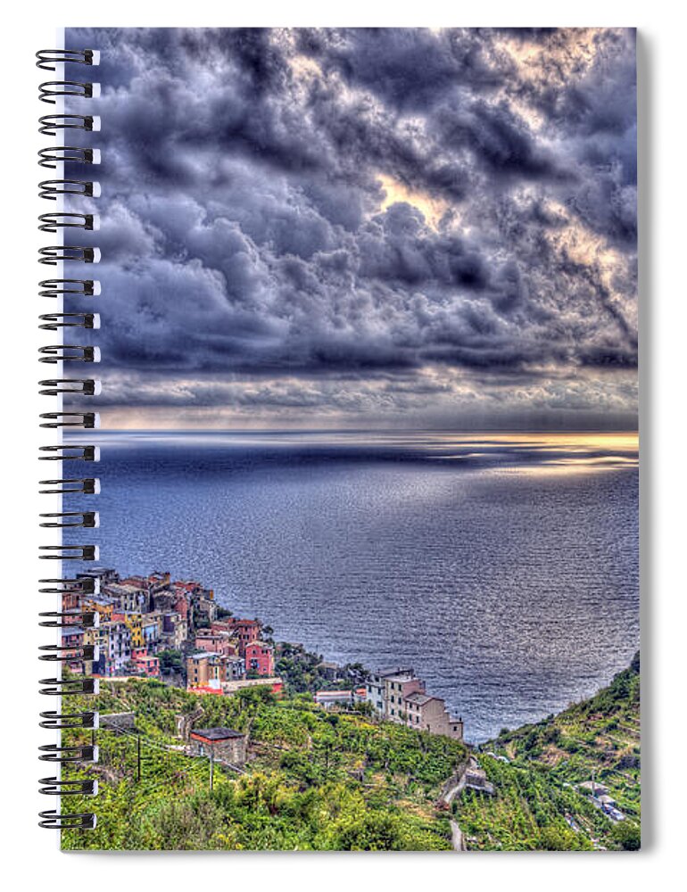 Europe Spiral Notebook featuring the photograph Above Corniglia by Matt Swinden