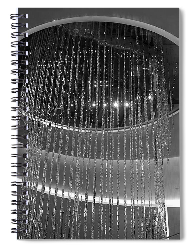 Abstract Spiral Notebook featuring the photograph Abstract - Rockerfeller Stairwell 1 by Richard Reeve