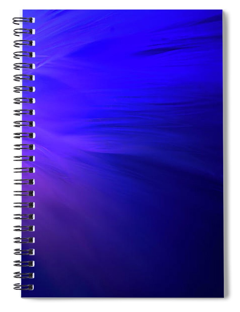 Abstract Illuminated Fishing Lines Spiral Notebook by Gm Stock