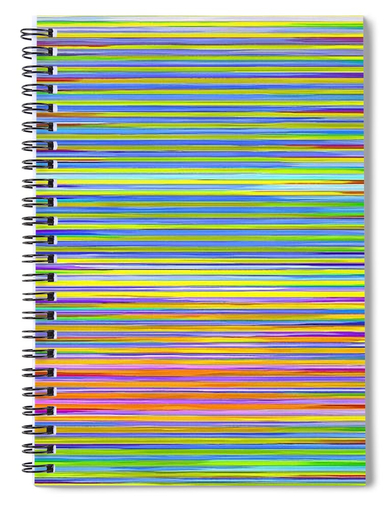 Abstract Spiral Notebook featuring the photograph Abstract Lines 1 by Edward Fielding