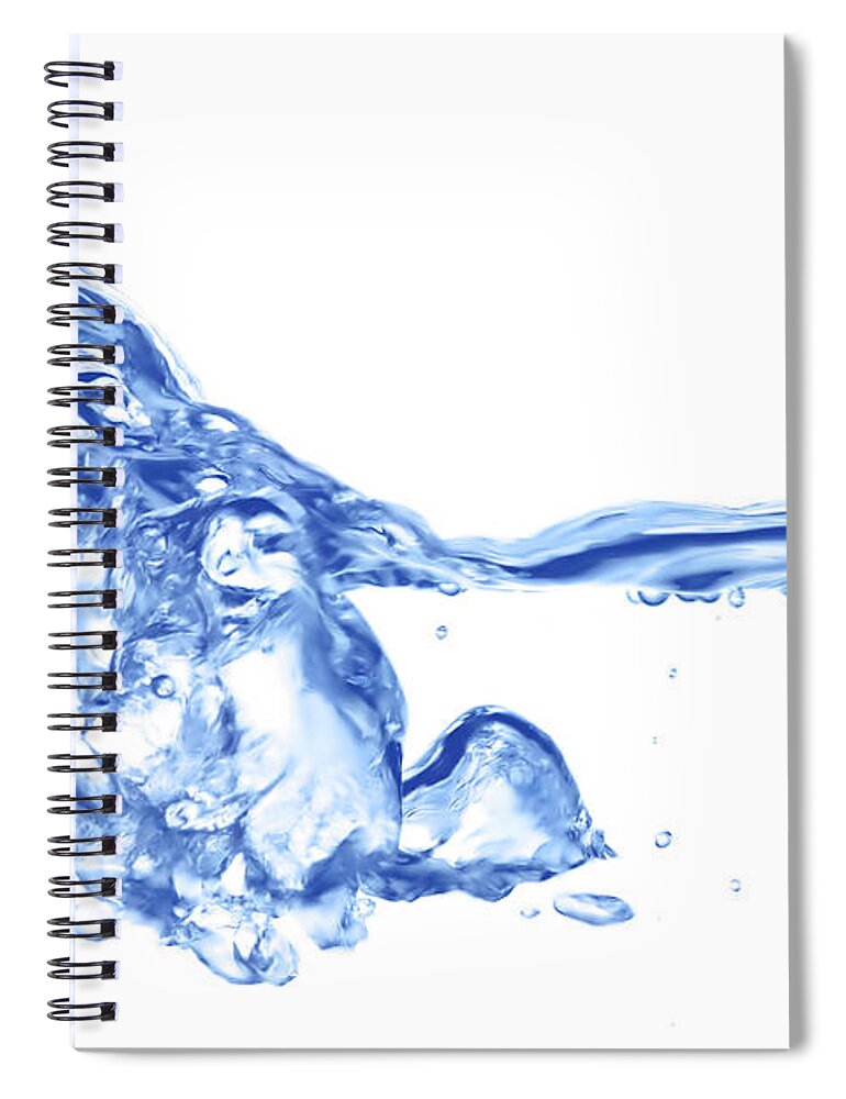 Abstract Spiral Notebook featuring the photograph Abstract Soar Water by Michal Boubin