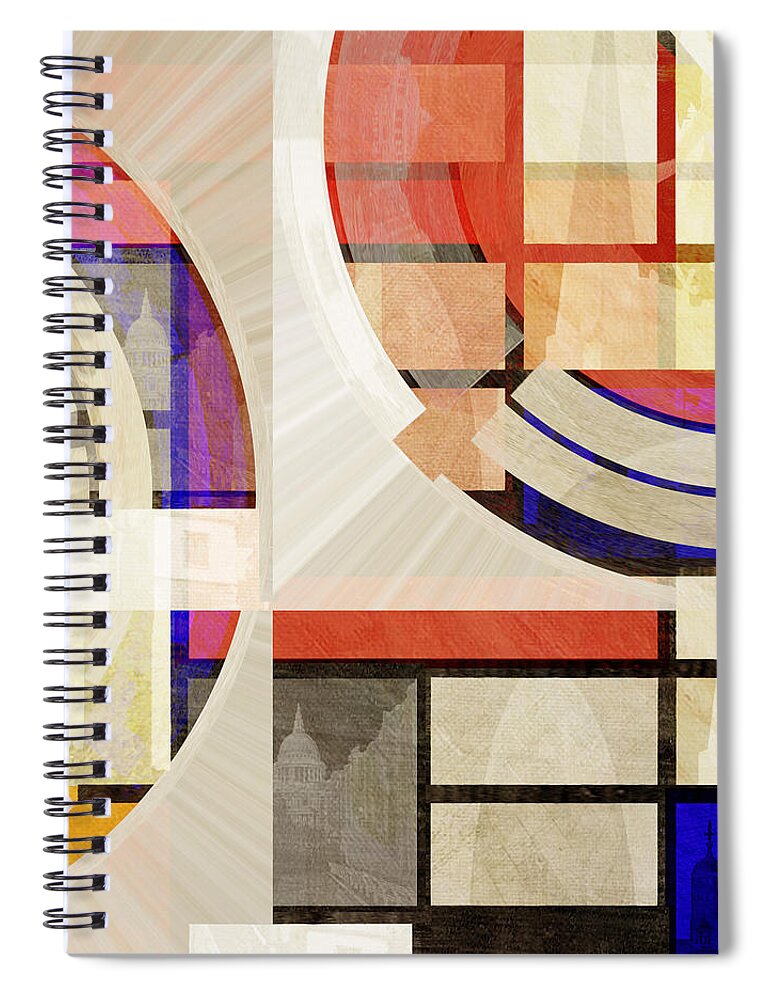 Bauhaus Spiral Notebook featuring the photograph Bauhaus FOUR by BFA Prints