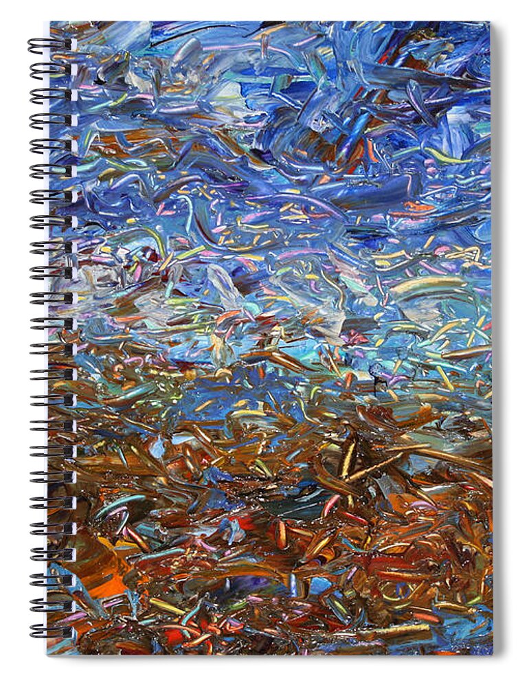 Landscape Spiral Notebook featuring the painting After a Rain by James W Johnson