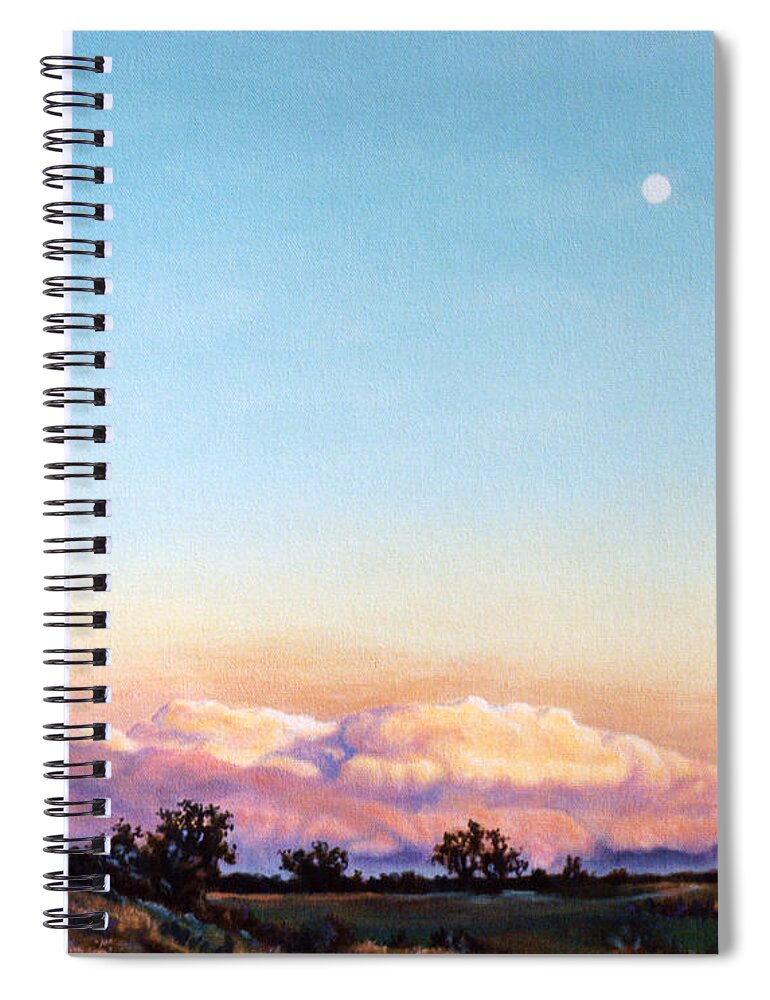 Thunder Storm Spiral Notebook featuring the painting After the Storm by Craig Burgwardt