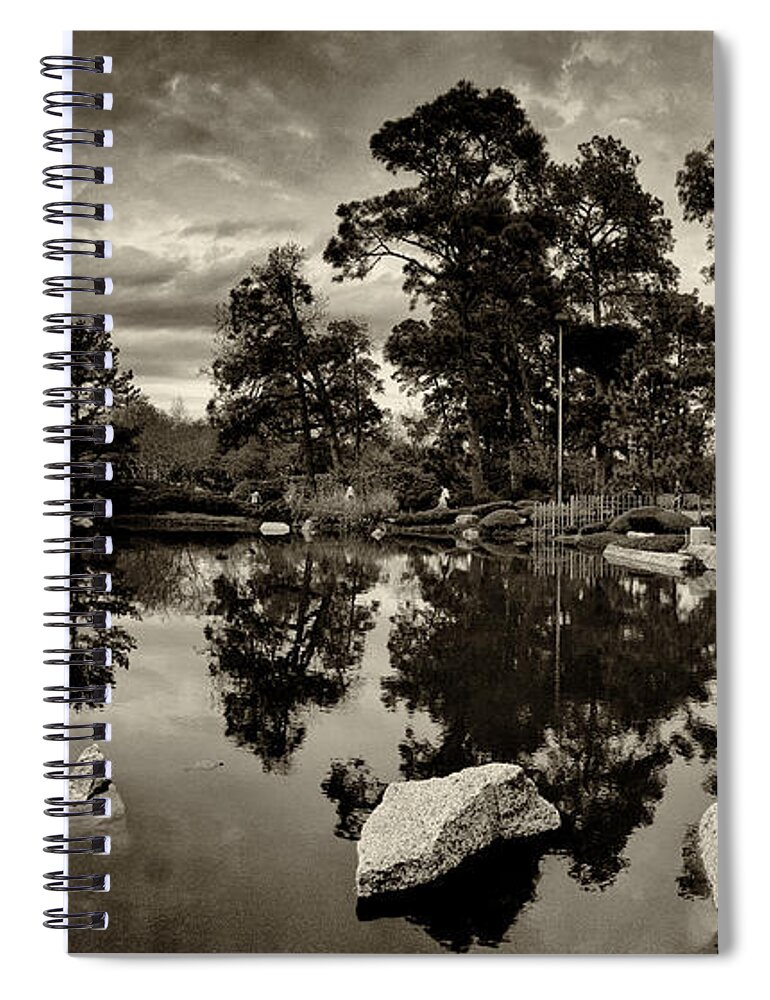 Joshua House Photography Spiral Notebook featuring the photograph Afternoon Tea House by Joshua House