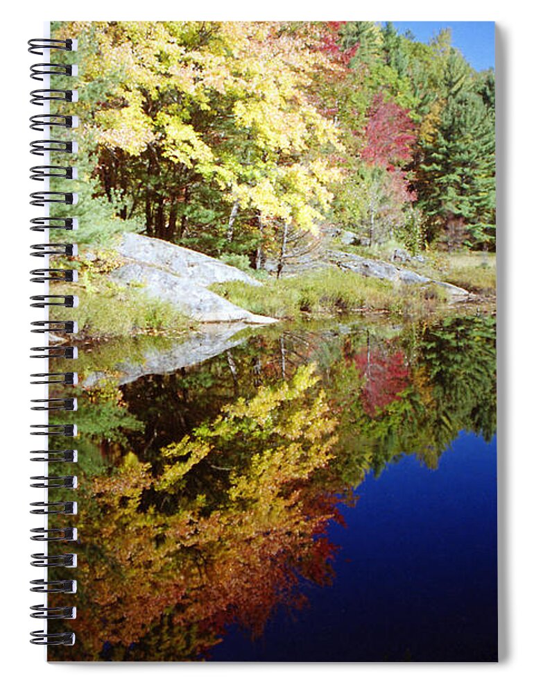 Nature Spiral Notebook featuring the photograph Algonquin Reflection by David Porteus