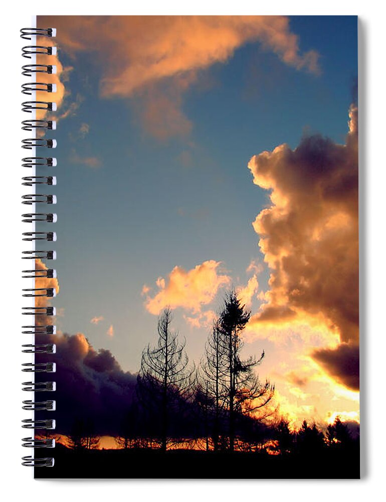 Landscape Spiral Notebook featuring the photograph All Kinds Of Weather by Rory Siegel