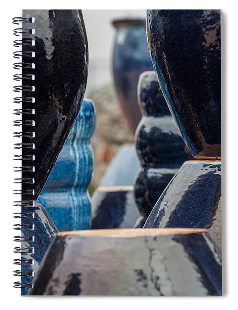 Fredericksburg Spiral Notebook featuring the photograph Alley of Curves by Melinda Ledsome
