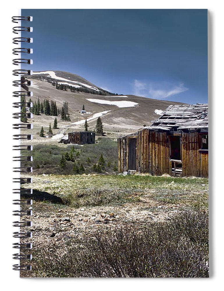 Summitville Spiral Notebook featuring the photograph Almost Forgotten by Ellen Heaverlo