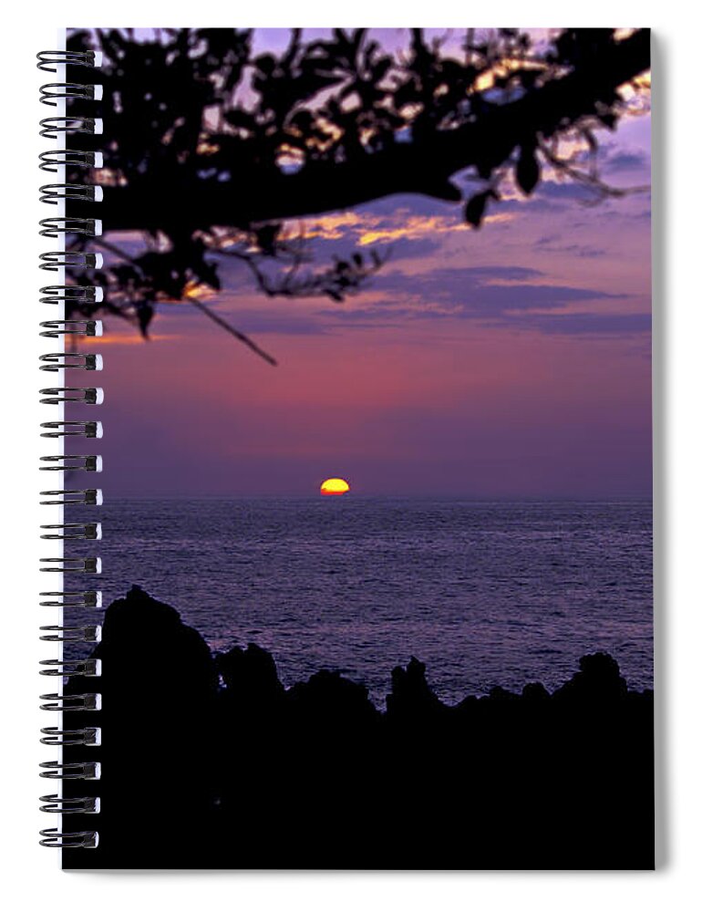 Sunset Photography Spiral Notebook featuring the photograph Aloha V by Patricia Griffin Brett