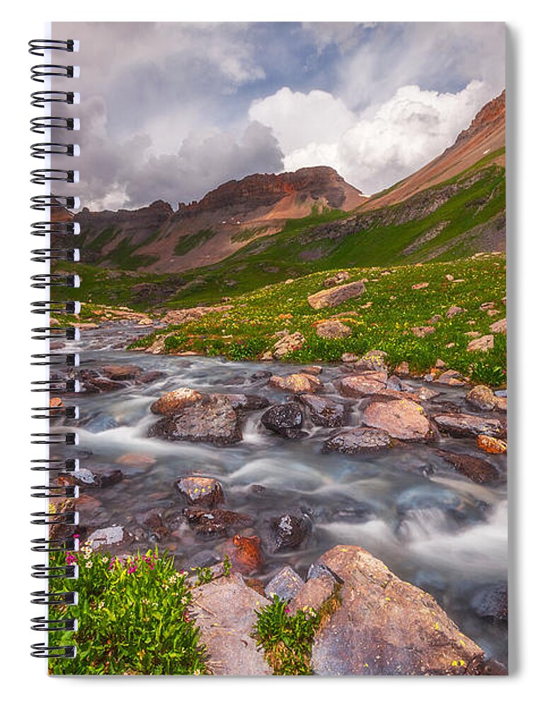 Colorado Spiral Notebook featuring the photograph Alpine Creek by Darren White