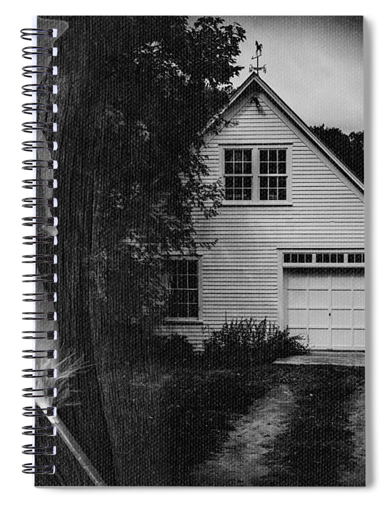 House Spiral Notebook featuring the photograph American Dream II by Edward Fielding