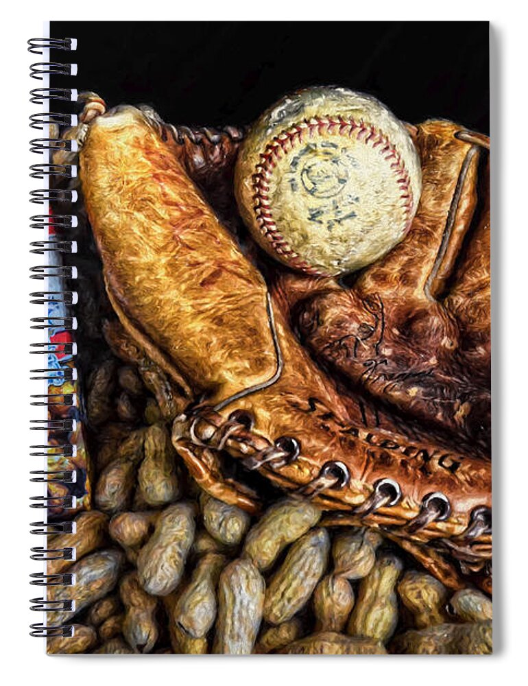 America's Pastime Spiral Notebook featuring the photograph America's Pastime by Ken Smith