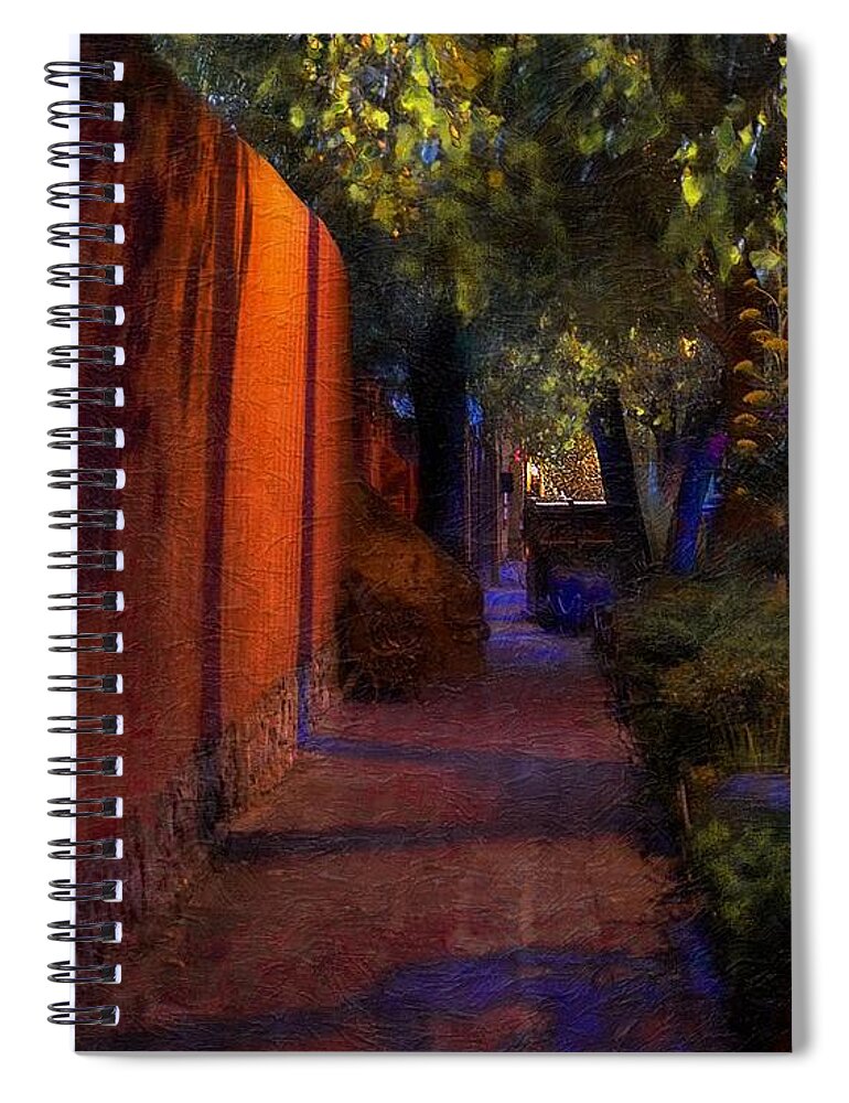John+kolenberg Spiral Notebook featuring the photograph An Evening Stroll by John Kolenberg