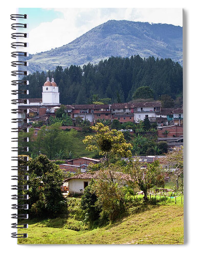 Tranquility Spiral Notebook featuring the photograph Andean Town by Alejocock