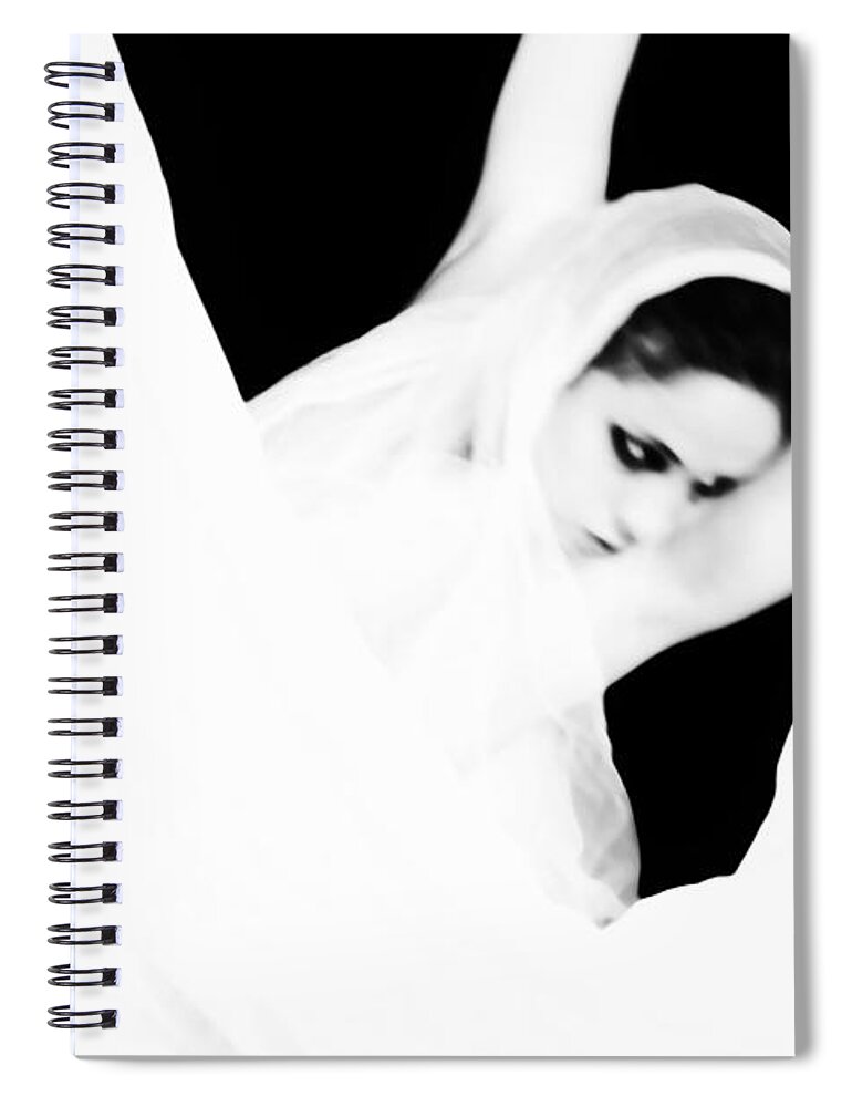  Spiral Notebook featuring the photograph Anesthetic by Jessica S