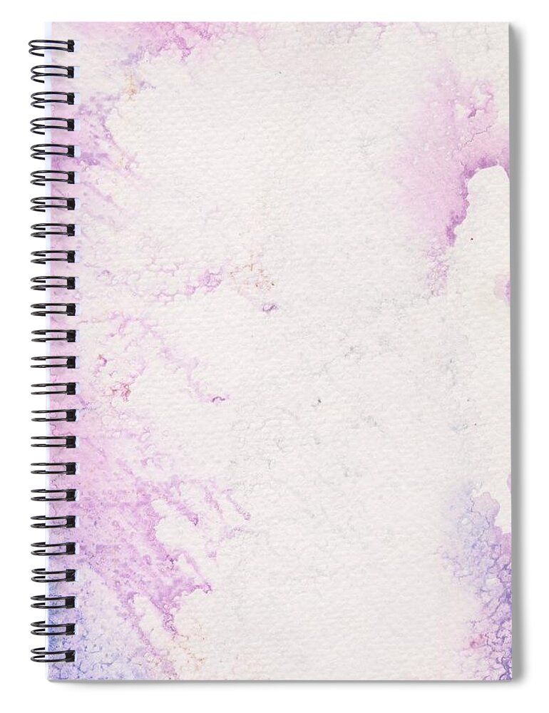 Angel Kissed Abstract Spiral Notebook featuring the painting Angel Kissed Abstract by Barbara St Jean