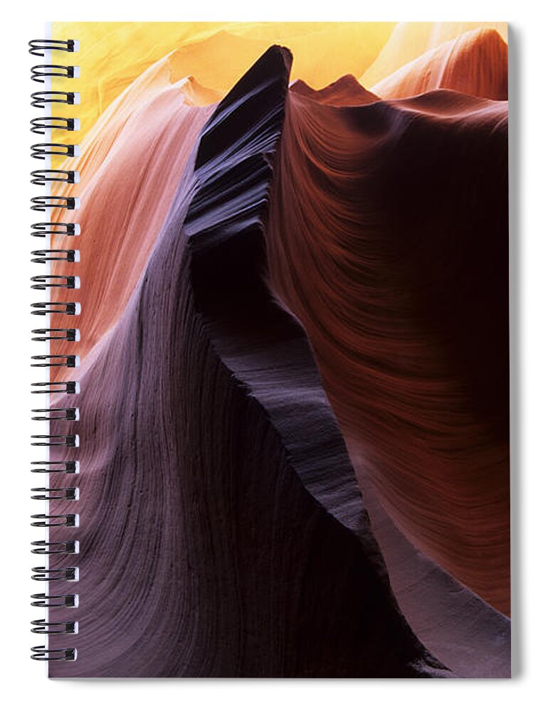  Antelope Canyon Spiral Notebook featuring the photograph Antelope Canyon Pages Of Time by Bob Christopher