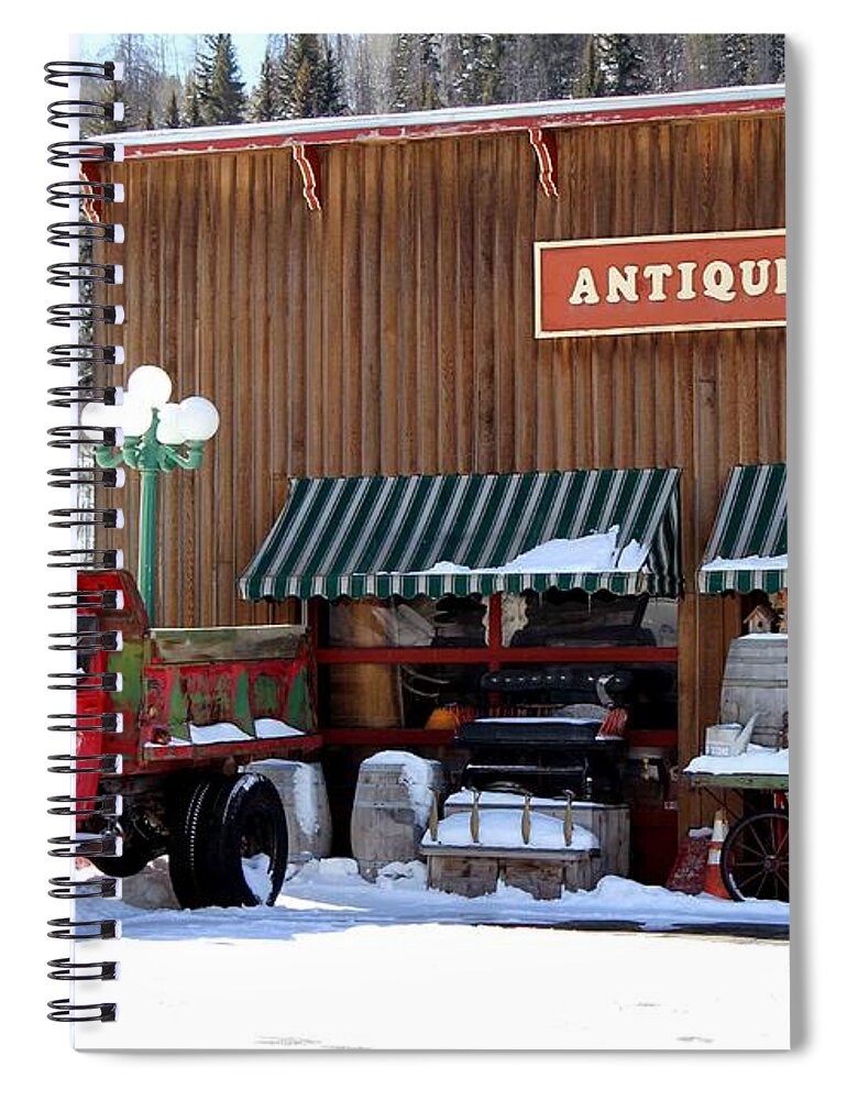 Antiques Spiral Notebook featuring the photograph Antiques In The Mountains by Fiona Kennard