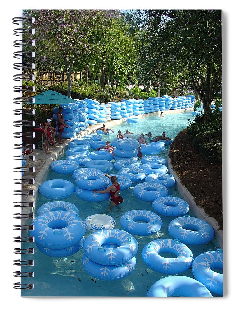 Blizzard Beach Spiral Notebook featuring the photograph Any Spare Tubes by David Nicholls