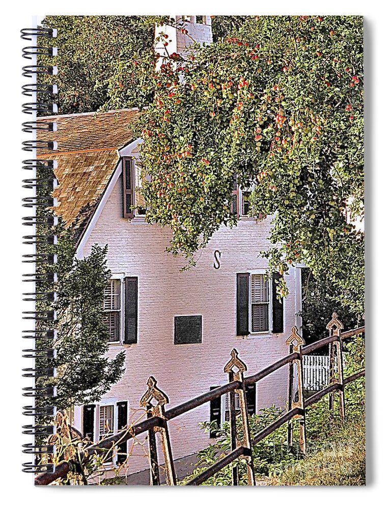 Apple Tree Spiral Notebook featuring the photograph Apple Tree by Janice Drew