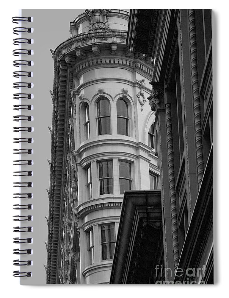 San Francisco Spiral Notebook featuring the photograph Architectural Building by Ivete Basso Photography