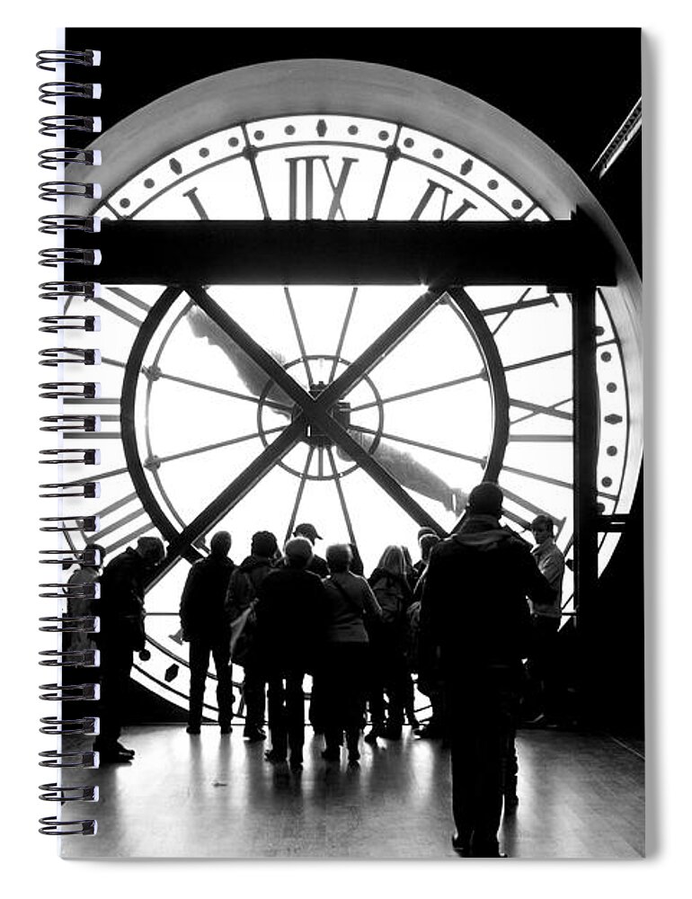 Time Spiral Notebook featuring the photograph Are We In Time... by Donato Iannuzzi