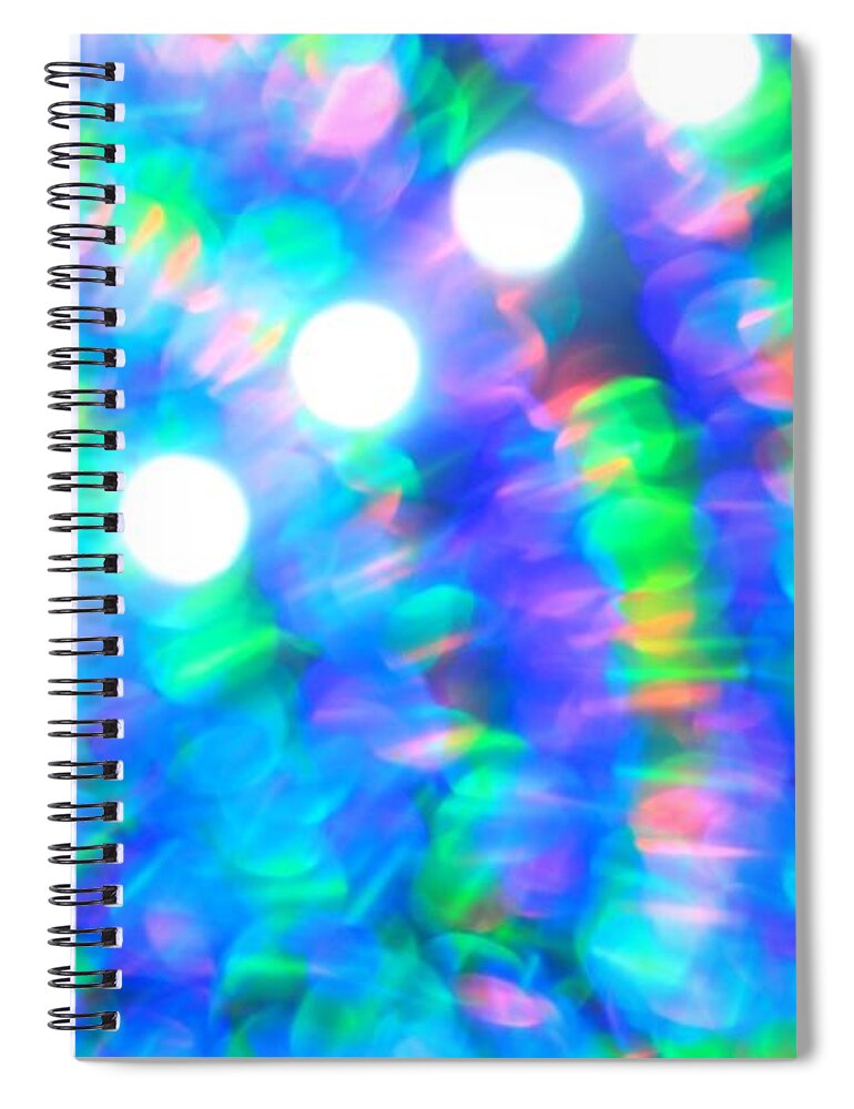 Abstract Spiral Notebook featuring the photograph Are You Experienced by Dazzle Zazz