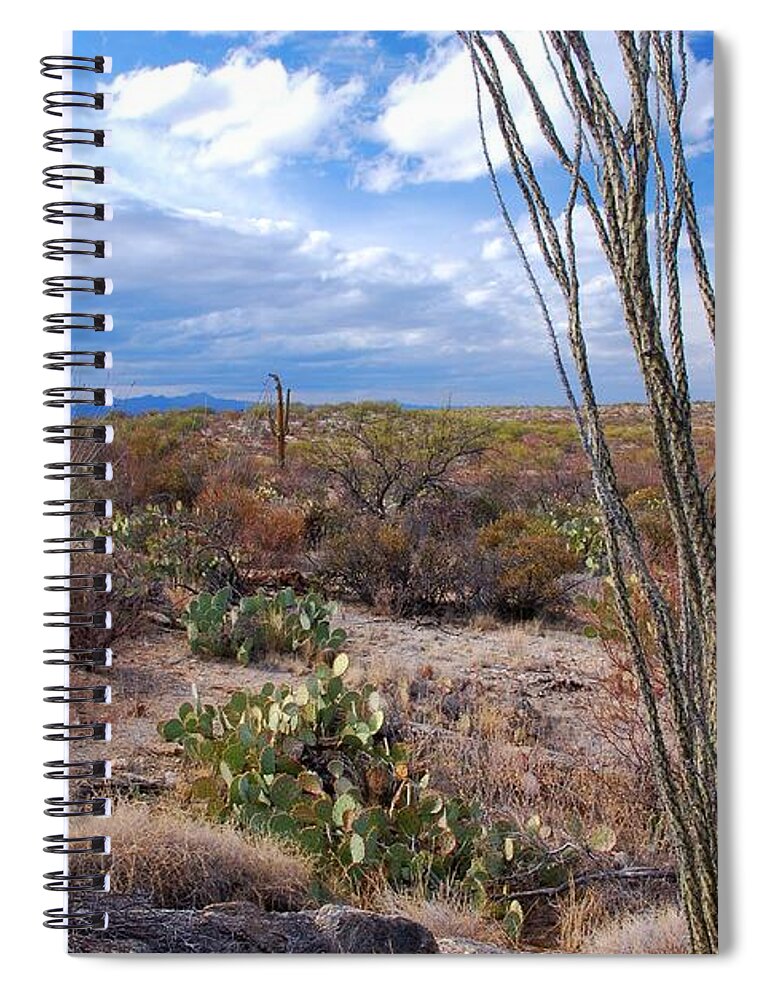 Landscape Spiral Notebook featuring the photograph Arizona Afternoon by Cascade Colors