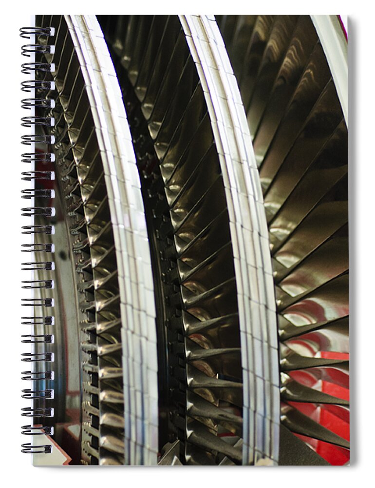 Aircraft Spiral Notebook featuring the photograph Around and Around by Christi Kraft